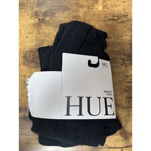 Hue‎ Sweater tights black size M/L New